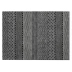Tapis Chantille moderne à rayures, lavable en machine, pour intérieur et extérieur