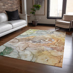 Tapis aquarelle Chantille lavable en machine pour intérieur/extérieur