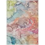 Tapis aquarelle Chantille lavable en machine pour intérieur/extérieur