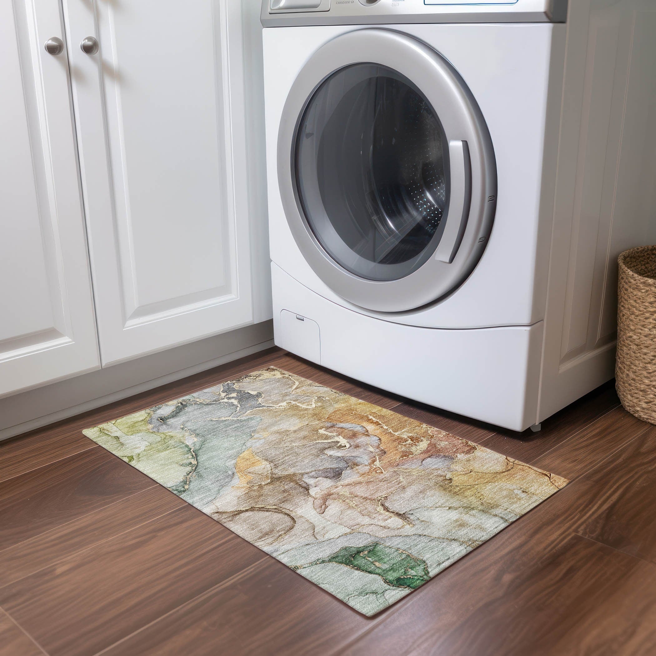 Tapis aquarelle Chantille lavable en machine pour intérieur/extérieur