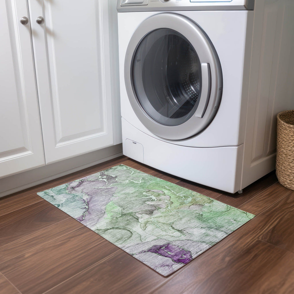 Tapis aquarelle Chantille lavable en machine pour intérieur/extérieur