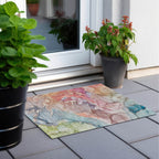 Tapis aquarelle Chantille lavable en machine pour intérieur/extérieur