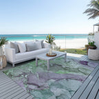 Tapis aquarelle Chantille lavable en machine pour intérieur/extérieur