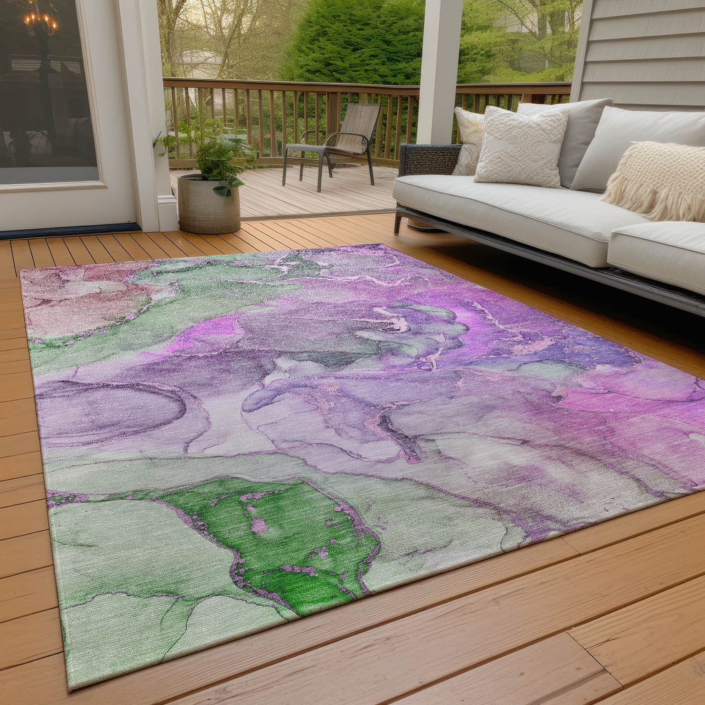 Tapis aquarelle Chantille lavable en machine pour intérieur/extérieur