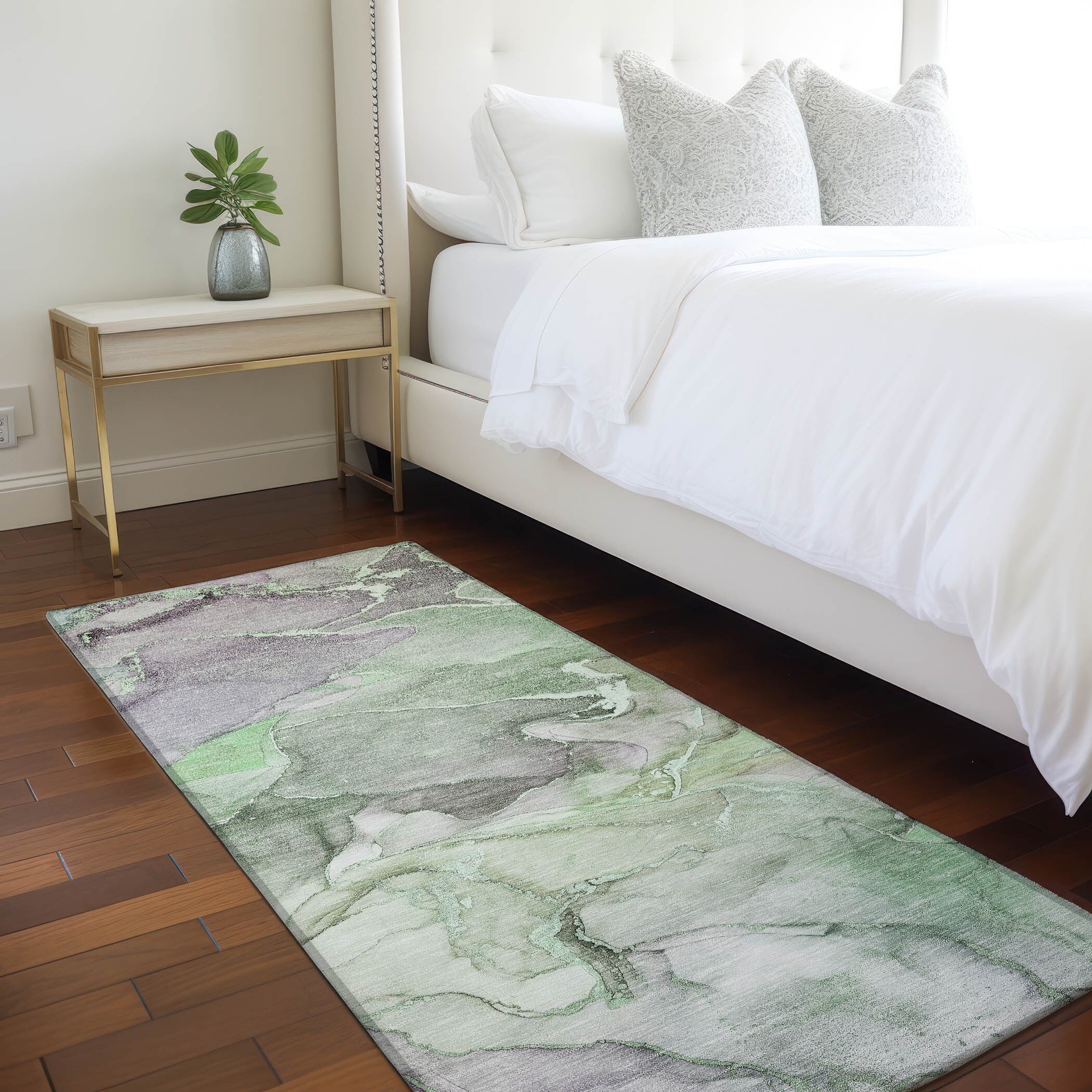 Tapis aquarelle Chantille lavable en machine pour intérieur/extérieur
