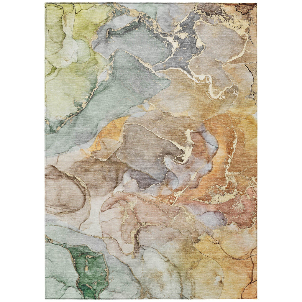 Tapis aquarelle Chantille lavable en machine pour intérieur/extérieur