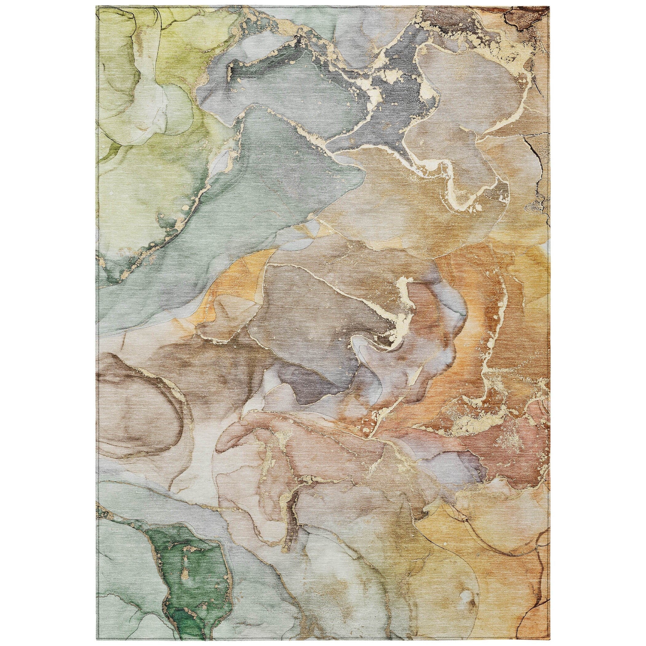 Tapis aquarelle Chantille lavable en machine pour intérieur/extérieur