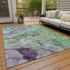 Tapis aquarelle Chantille lavable en machine pour intérieur/extérieur