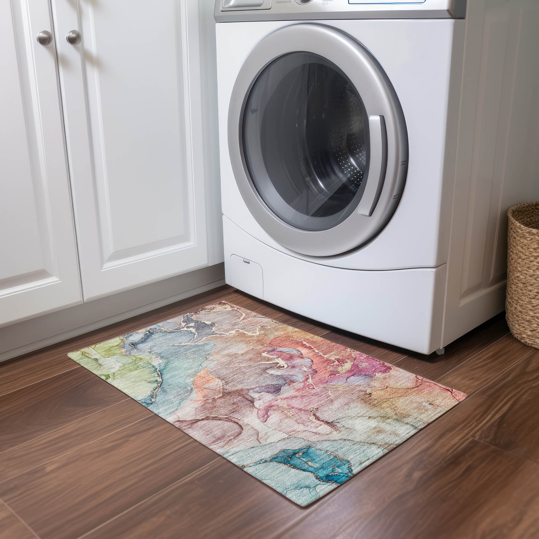Tapis aquarelle Chantille lavable en machine pour intérieur/extérieur