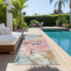 Tapis aquarelle Chantille lavable en machine pour intérieur/extérieur