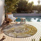Tapis aquarelle Chantille lavable en machine pour intérieur/extérieur