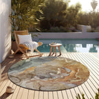 Tapis aquarelle Chantille lavable en machine pour intérieur/extérieur