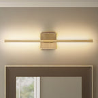 Applique murale de salle de bain à 1 lumière, linéaire et moderne, à intensité variable, à DEL intégrée, de 23,6 po