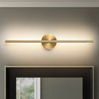 Applique murale de salle de bain à 1 lumière, linéaire et moderne, à intensité variable, à DEL intégrée, de 23,6 po