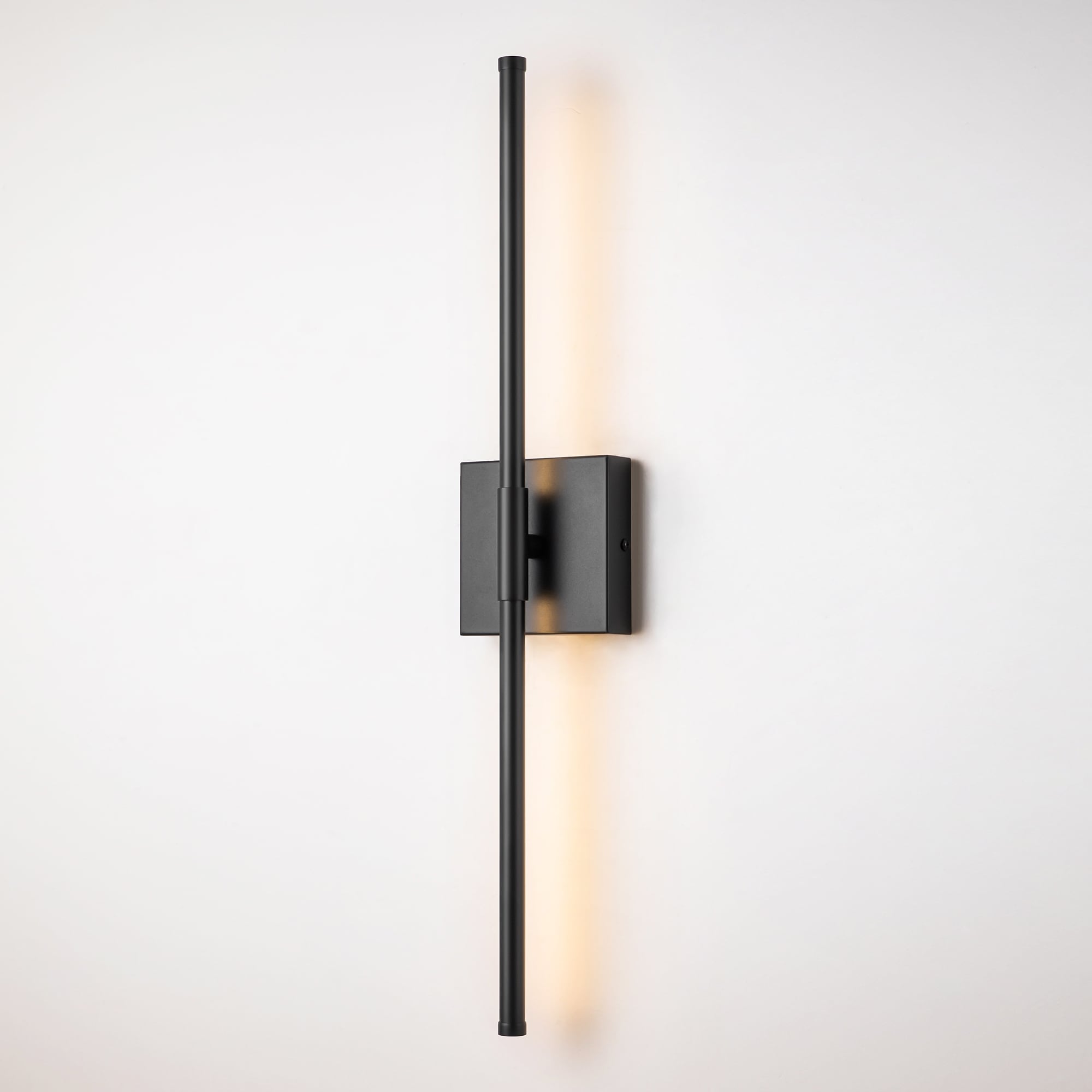 Applique murale de salle de bain à 1 lumière, linéaire et moderne, à intensité variable, à DEL intégrée, de 23,6 po