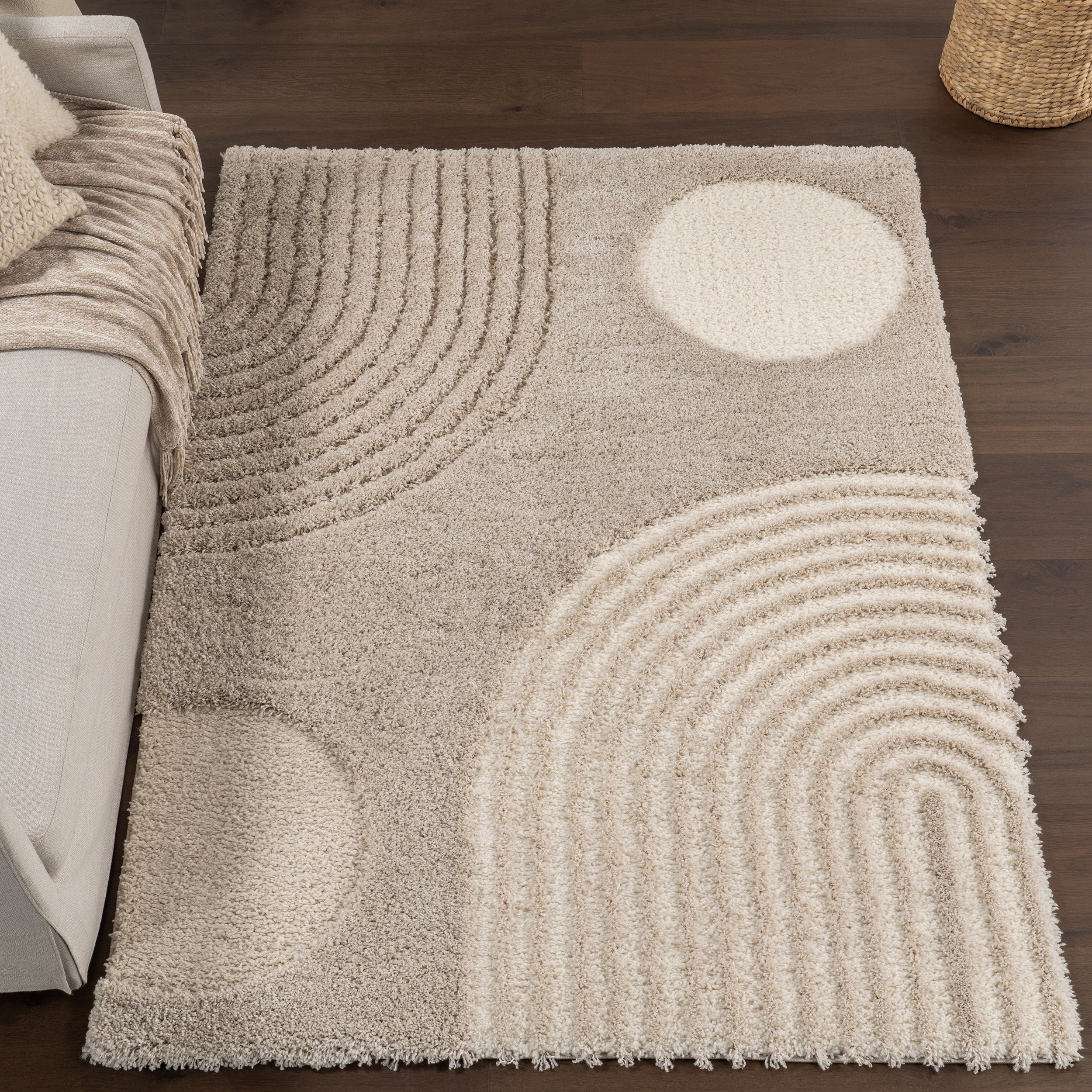 Tapis à poils longs abstrait Nuloom Gloria