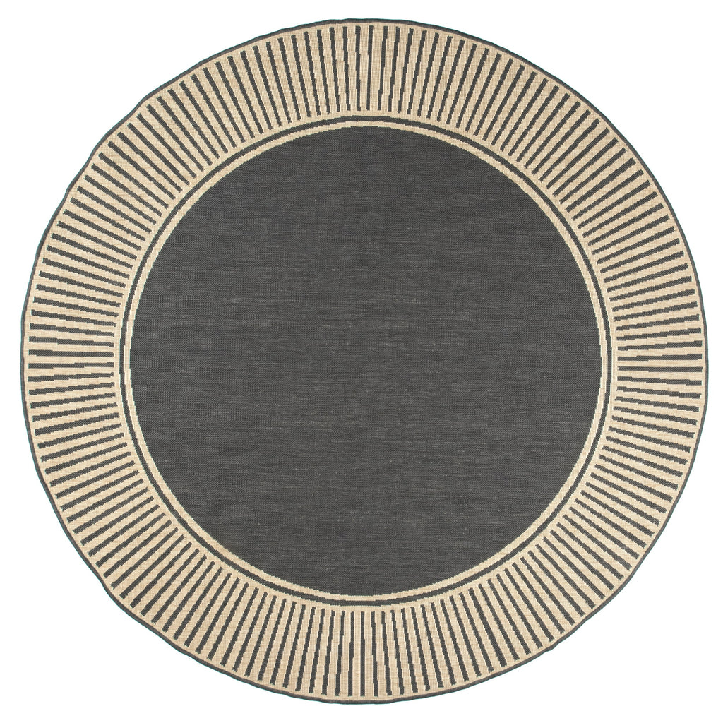 Tapis d'intérieur/extérieur classique à bordures Nuloom Leah