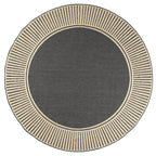 Tapis d'intérieur/extérieur classique à bordures Nuloom Leah