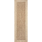 Tapis d'intérieur/extérieur classique à bordures Nuloom Leah
