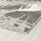 Tapis d'intérieur/extérieur à motif floral côtier Origin.