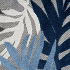 Tapis d'intérieur/extérieur à motif floral côtier Origin.