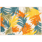 Tapis d'intérieur/extérieur à motif floral côtier Origin.