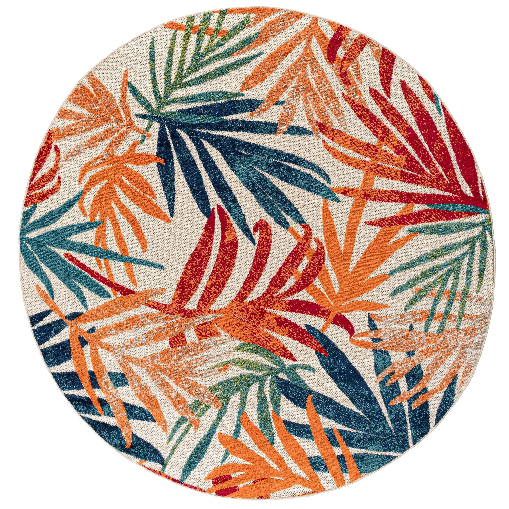 Tapis d'intérieur/extérieur à motif floral côtier Origin.