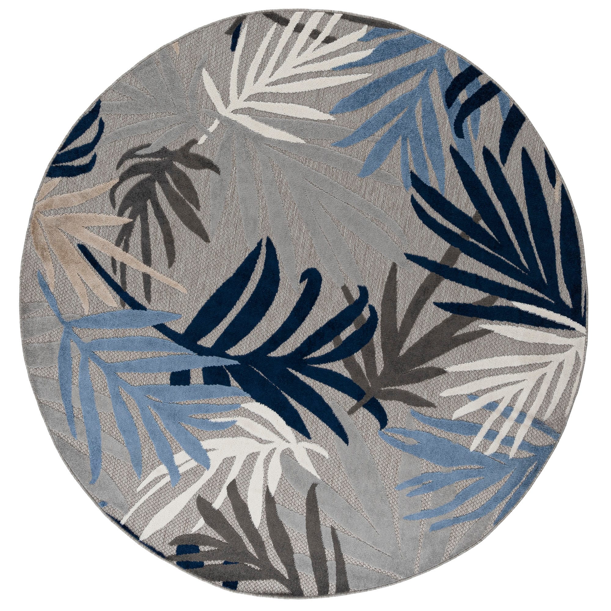 Tapis d'intérieur/extérieur à motif floral côtier Origin.