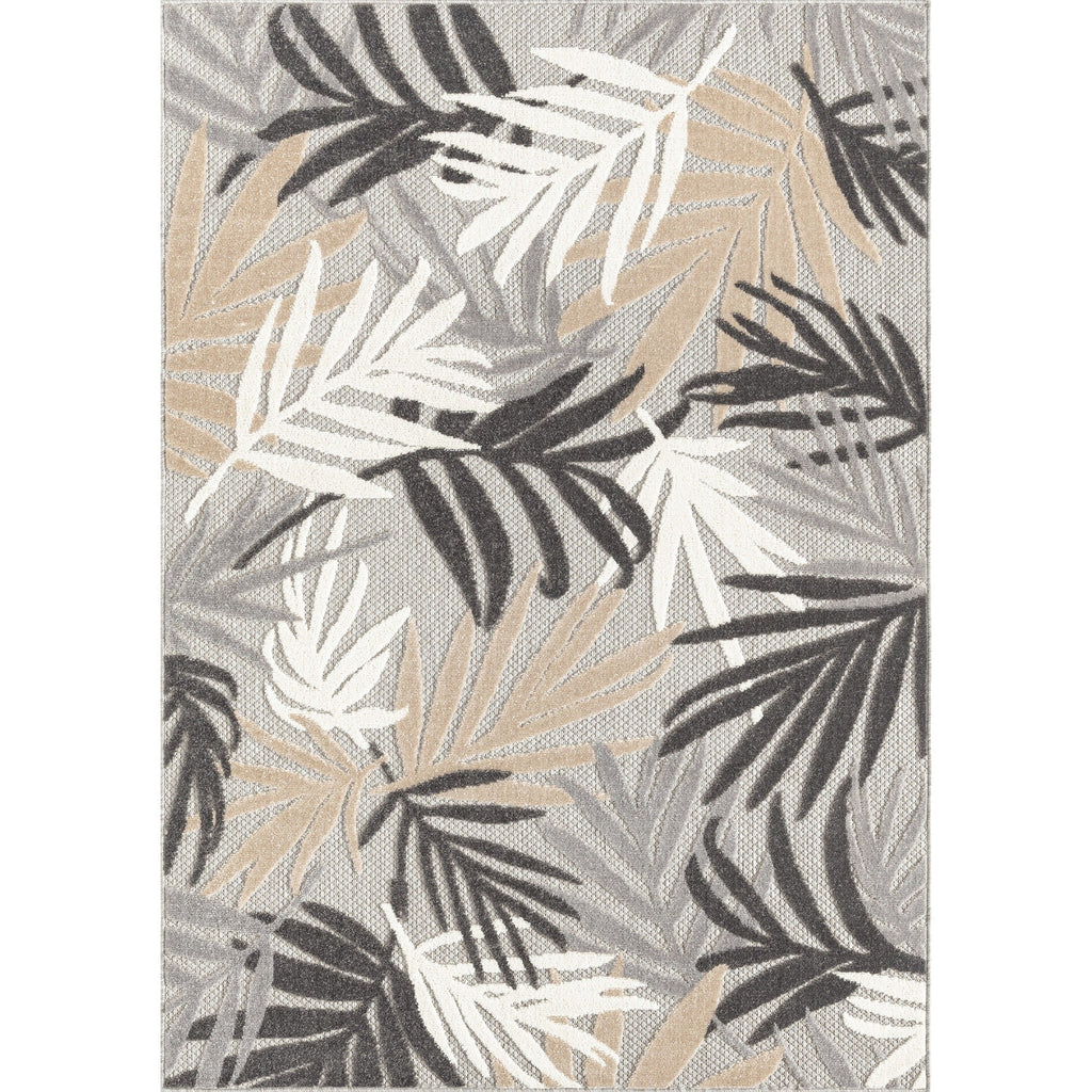 Tapis d'intérieur/extérieur à motif floral côtier Origin.