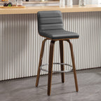 Tabourets de bar/comptoir pivotants en similicuir 26/29, lot de 2/3