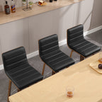 Tabourets de bar/comptoir pivotants en similicuir 26/29, lot de 2/3