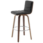 Tabourets de bar/comptoir pivotants en similicuir 26/29, lot de 2/3