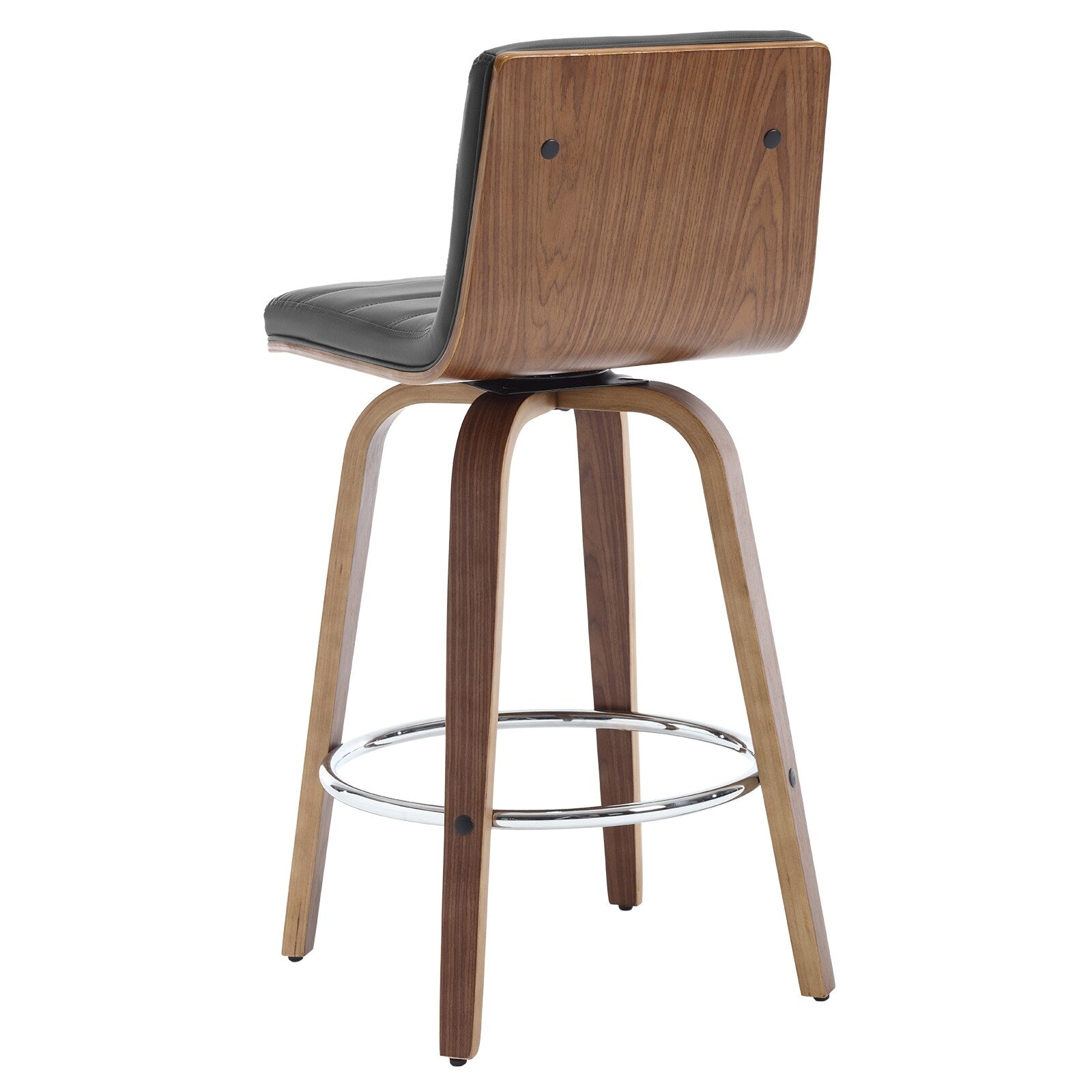 Tabourets de bar/comptoir pivotants en similicuir 26/29, lot de 2/3