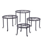 Support rond en fer pour plantes de jardin