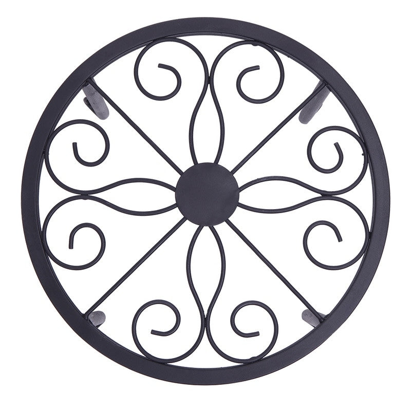 Support rond en fer pour plantes de jardin
