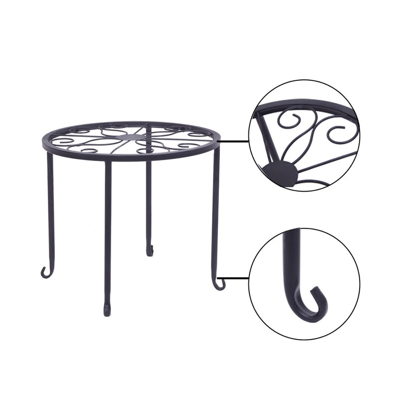 Support rond en fer pour plantes de jardin