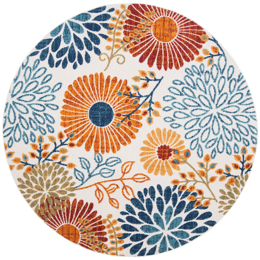 SAFAVIEH Tapis floral de patio imperméable intérieur/extérieur Cabana Hillechien
