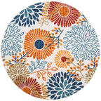 SAFAVIEH Tapis floral de patio imperméable intérieur/extérieur Cabana Hillechien