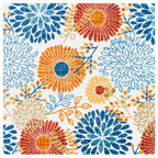 SAFAVIEH Tapis floral de patio imperméable intérieur/extérieur Cabana Hillechien