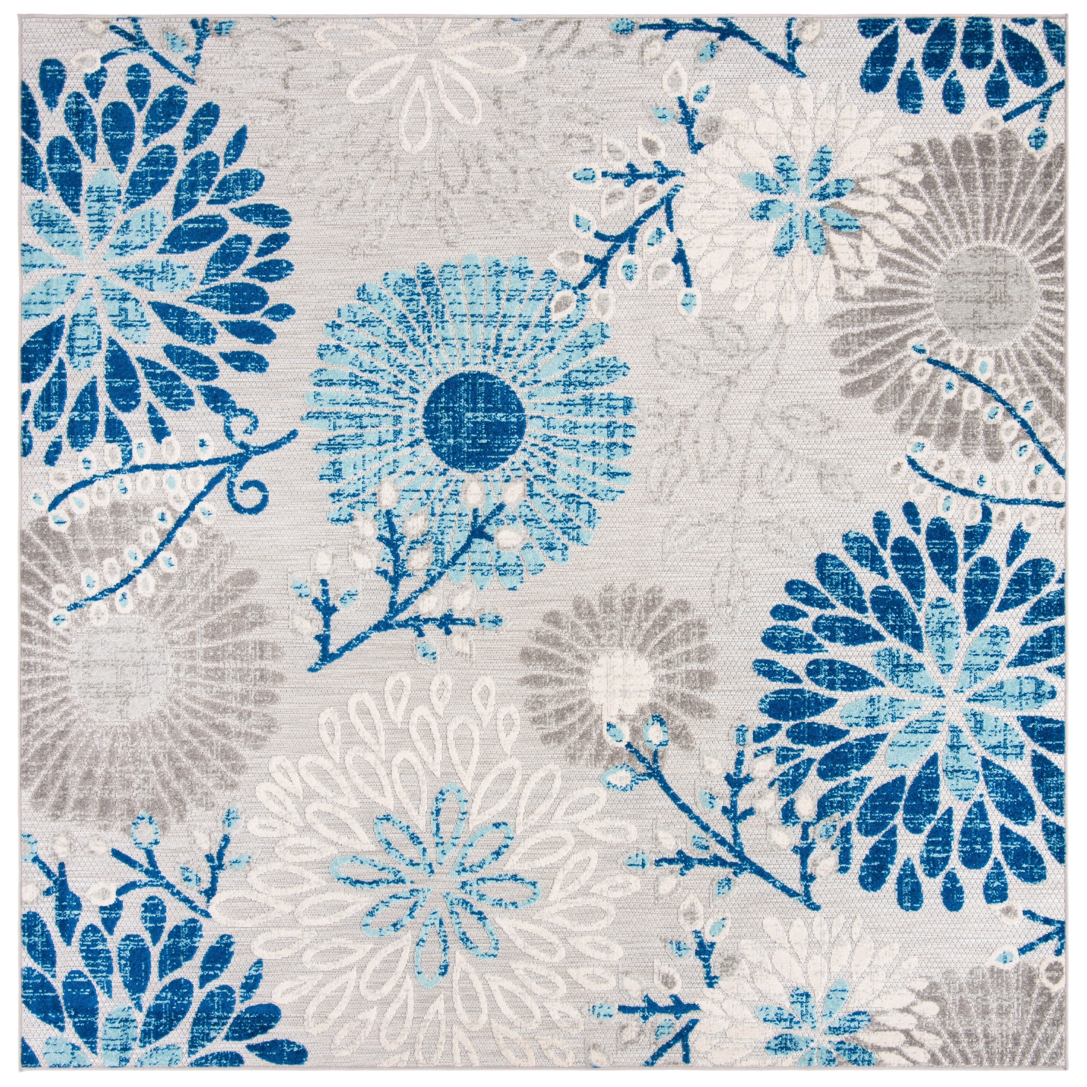 SAFAVIEH Tapis floral de patio imperméable intérieur/extérieur Cabana Hillechien