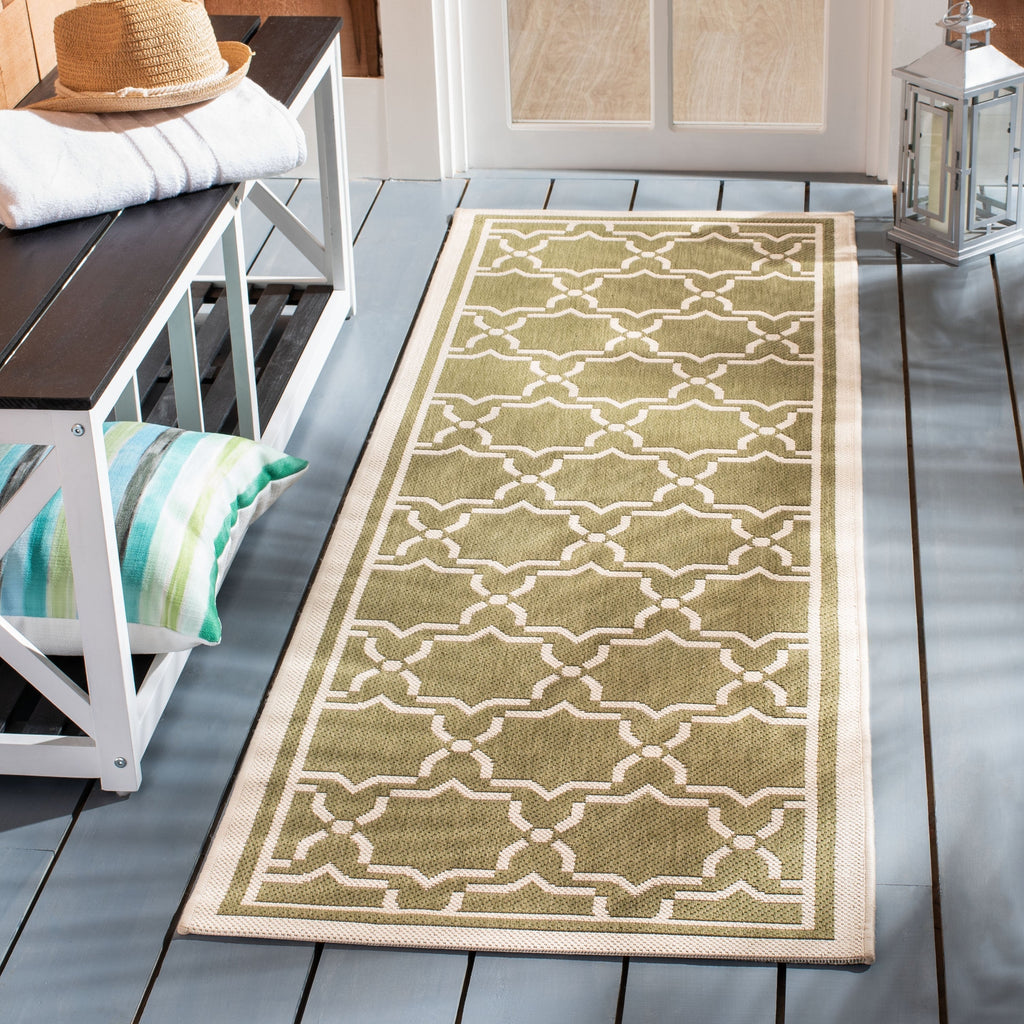 Tapis de jardin imperméable pour intérieur/extérieur SAFAVIEH Courtyard Gulsin