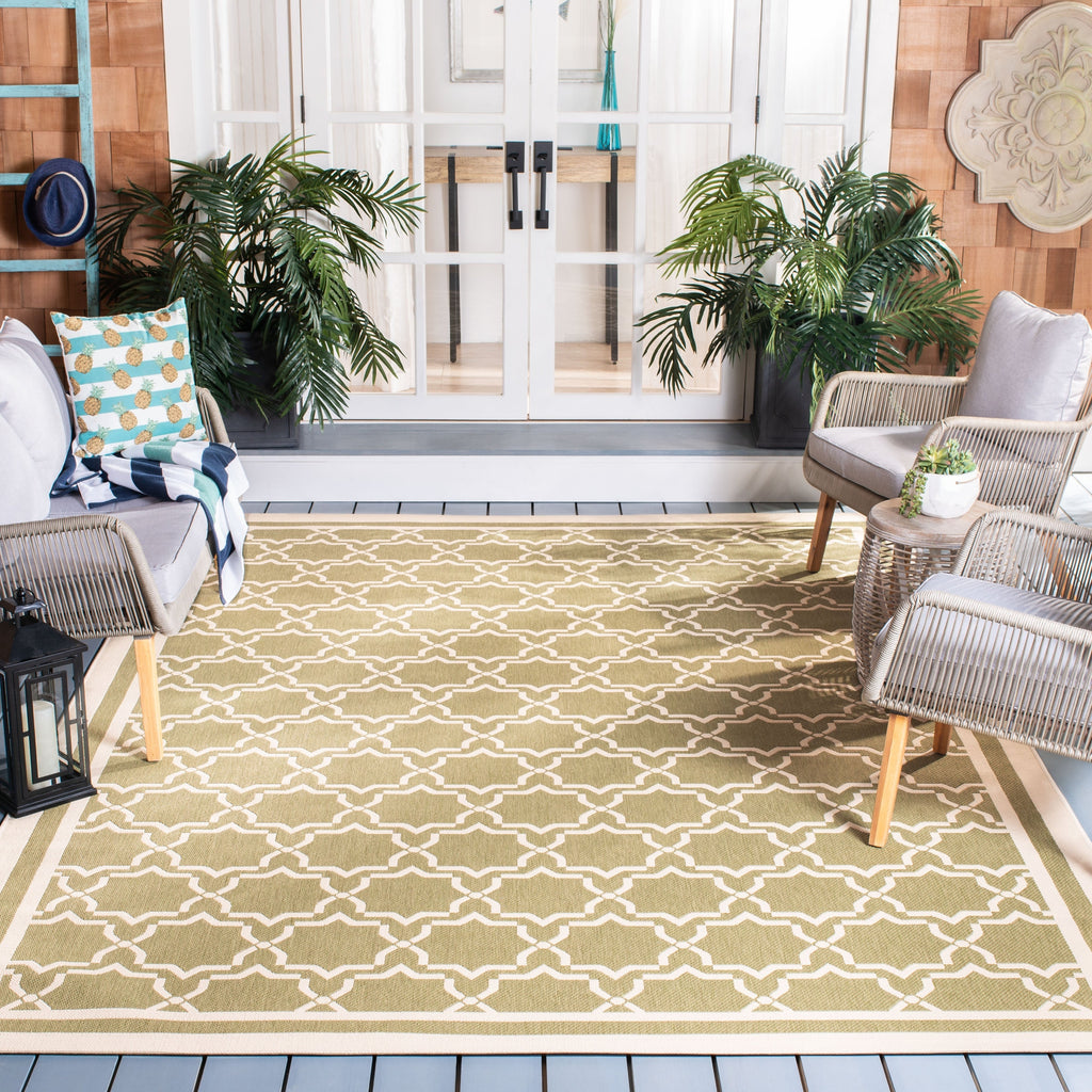 Tapis de jardin imperméable pour intérieur/extérieur SAFAVIEH Courtyard Gulsin