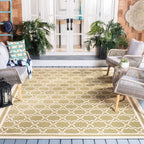 Tapis de jardin imperméable pour intérieur/extérieur SAFAVIEH Courtyard Gulsin