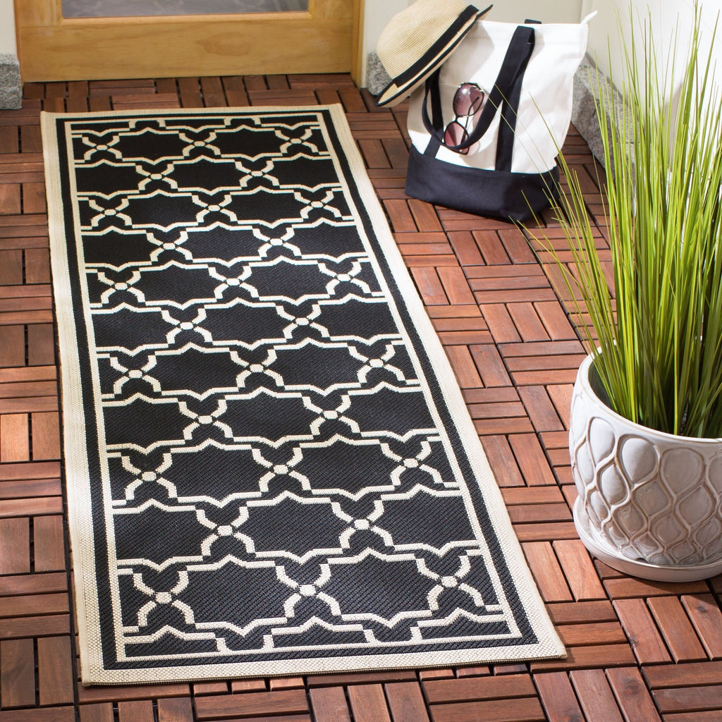 Tapis de jardin imperméable pour intérieur/extérieur SAFAVIEH Courtyard Gulsin