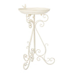 Bain d'oiseaux d'extérieur en fer forgé victorien Amya de SAFAVIEH - 16,5 l x 14,6 L x 29,1 H - 17 l x 15 P x 29 H