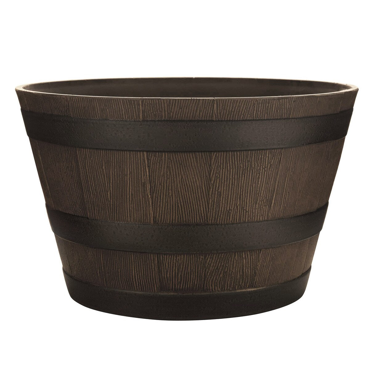 Jardinière en forme de tonneau de whisky Southern Patio