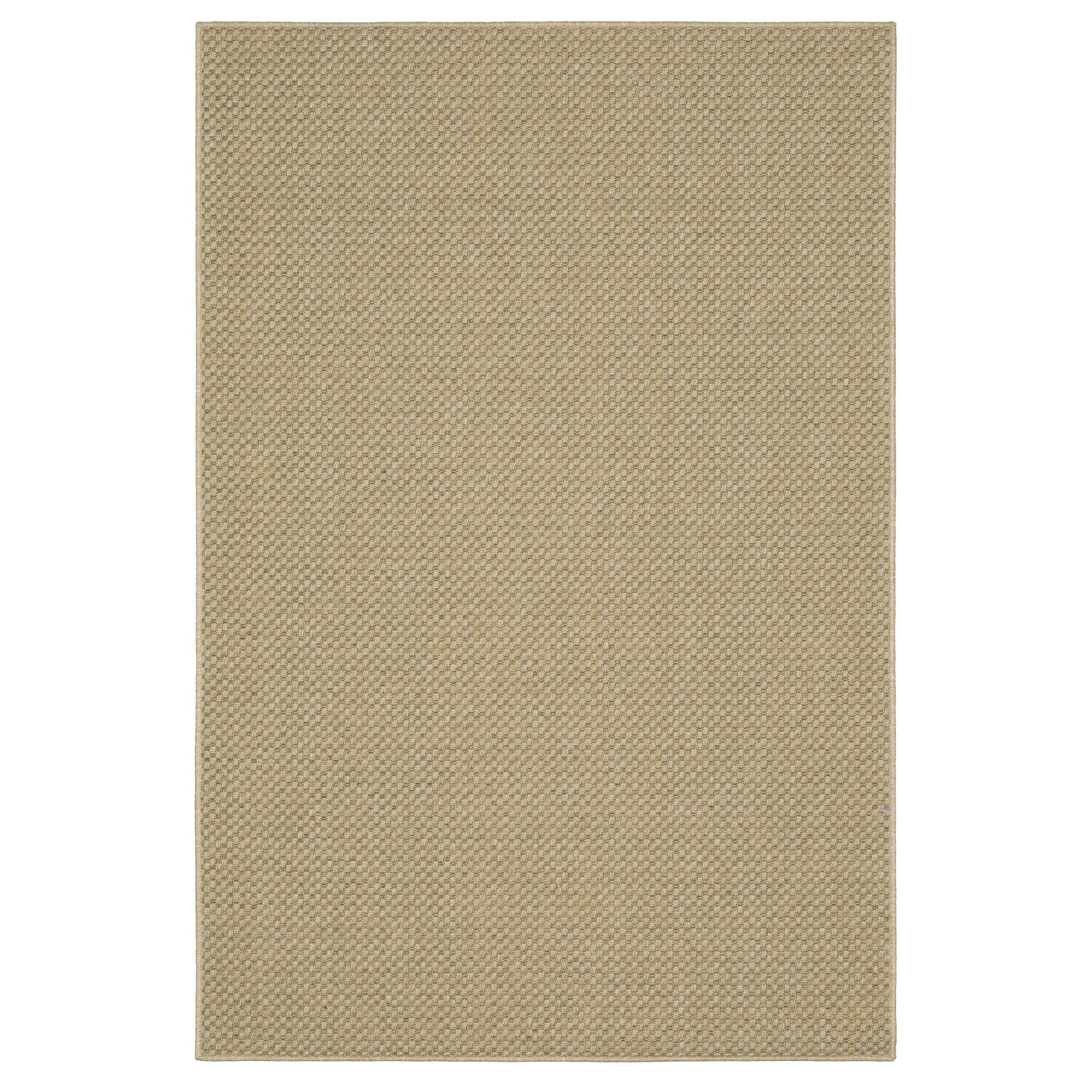 Tapis d'intérieur et d'extérieur en tissage panier ton sur ton Vista Home Kauai.