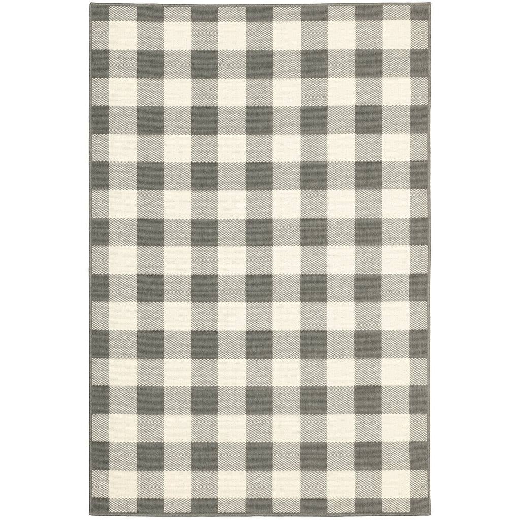Tapis d'intérieur/extérieur à carreaux vichy de Vista Home Malta