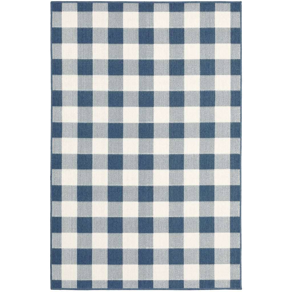 Tapis d'intérieur/extérieur à carreaux vichy de Vista Home Malta