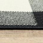 Tapis d'intérieur/extérieur à carreaux vichy de Vista Home Malta